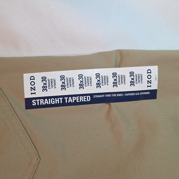 NWT Men's IZOD Trousers, Stretchy, 38/30 - Picture 7 of 8